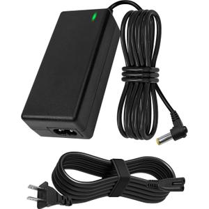 AC100-240V 50/60Hz DC12V Adapter Charger Fit for Roland PSB-5U for FP-10 Digital Piano Power Supply Cord Mains PSU, 1.5A 5FT Power Supply Cord Battery Charger for Digital Piano Electronic Keyboard