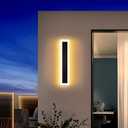 Modern - Outdoor - Lights 1pack-11.82in, 3000k Long Wall Light for House/Porch, Waterproof Ip65 Black Outside Led Wall Mounted Sconce Lighting Fixtures, 11.82in-1pack