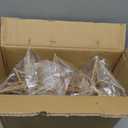 Soulchen 6 Pcs Gold Christmas Bethlehem Star Ornaments - 7.5'' Glitter Moravian Star for Christmas Tree Vintage Ornament for Xmas Tree Garland Holiday Party Decorations