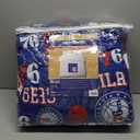 FOCO Philadelphia 76ers NBA Team Color Bed in a Bag Comforter Bedding 5 Piece Set - Twin