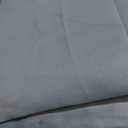 Anytime Home Curtains Blackout and Sheer Layered Solid Window Curtain Panel Pair with Grommet Top, 52Wx84L, Blue