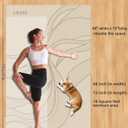 Large Yoga Mat (75.5"x47.6"x0.4"）Extra Wide & Thick 10mm