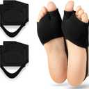 Reusable Non Slip Metatarsal Cushion Pads, Forefoot Pressure Relief Inserts for High Heels Flats Daily Shoes
