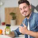 TOMNK 100pcs 4oz Juice Bottles, Reusable Small Shot Bottles with Lids, Labels, Funnel and Brush Beverage Containers for Juicing, Ginger Shots, Milk and Beverages (4 Ounce (105 Pack))