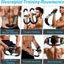 Adjustable Twister Arm Trainer, Chest Workout Equipment with Anti-Slip Grips, Portable Chest Trainer Equipment for Men Women, Detachable U-Shaped Fitness Equipment for Chest Shoulder Forearm