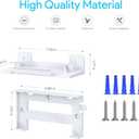 XLTTYWL Starlink V3 Mount, Starlink Gen3 Router Wall Mounts with Starlinks Power Supply Mounting Kit for Starling Standard 4/4X/Gen 3 High Performance Dishy