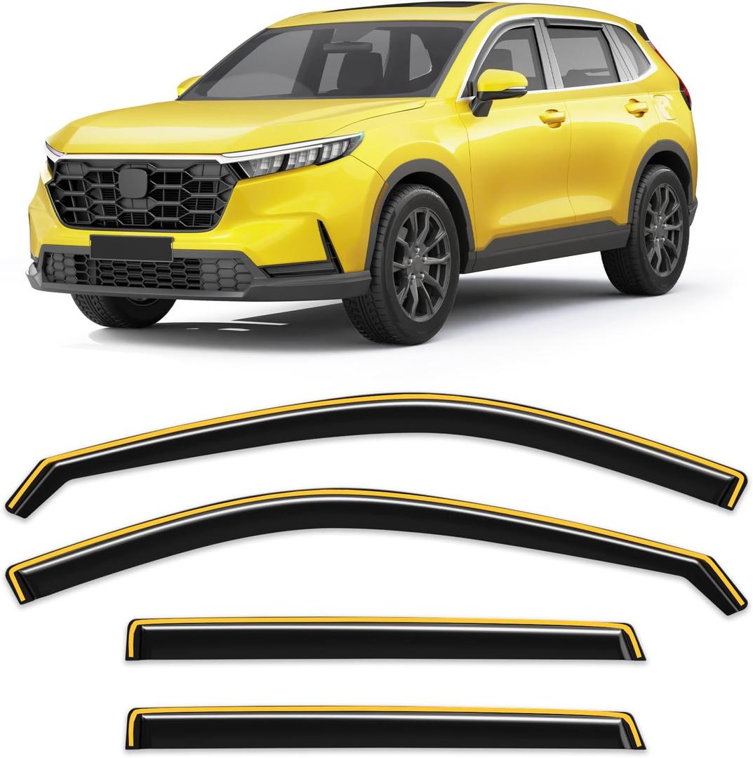 in-Channel Window Rain Guard for Fit for Honda CRV 2023-2026 CR-V Rain Guards Side Window Visors Low Profile Vent Visor Window Deflectors Vent Shades Car Accessories