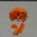 Drill Bit Sharpener,Portable Drill Bit Sharpener,Multipurpose Drill Bit Grinding Sharpener (Orange, Large)