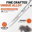 High-end Professional Extremely Very Sharp Barber Hair Cutting Scissors Hairdresser Shears For Hair 5 Inch Haircut Scissor Made Of Stainless Steel Alloy For Hairdressing Salon and Home Use