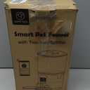 PAPIFEED 7L Automatic Cat Feeder for 2 Cats - 2.4G WiFi Timed Auto Feeder with APP Control, Cat Food Dispenser with Alexa for Multiple Cats, Detachable for Easy Clean, 1-10 Meals Per Day - White