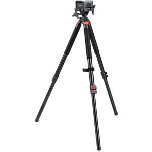 Trakiom Clamping Tripod Rest with Sturdy Aluminum Frame, Lightweight, Provides Stability, Adjustable Legs, and Hands-Free Operation for Outdoors