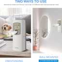 SVAVO Automatic Air Freshener Dispenser - Wall Mounted/Free Standing Auto Aerosol Spray Dispenser Programmable Fragrance Dispenser for Indoor-Bedroom, Hotel, Office, Commercial Place, Grey (1 Count (Pack of 1))