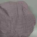 100% Cotton Muslin Blanket Twin XL 66" x 90", Breathable and Cooling Bed Blankets, Soft Boho Coverlet Bedspread, Gauze Bedding for Adults All Season, Purple, Lavender