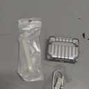 Filoto Compatible with AirPods Pro 3 Case, Cute Fashion Suitcase Design for AirPods Pro 3rd Generation Case Cover, Shockproof Protective Hard Case with Keychain/Cleaner Kit (Silver)