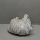 AMOAMI Upgraded Waffle Runner Rug Super Absorbent Non Slip Bath Mats for Bathroom Machine Washable Bathroom Runner Rug with Tassels, Ideal for Hallway Bedroom Laundry Room, Brown&Cream, 17" x 72"