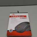 Redragon M810 Pro Wireless Gaming Mouse, 10000 DPI Wired/Wireless Gamer Mouse w/Rapid Fire Key, 8 Macro Buttons, 45-Hour Reliable Power Capacity and RGB Backlit for PC/Mac/Laptop (Black)