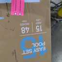 Intex 28167EH Easy Set Inflatable Swimming Pool Set: 15ft x 48in  Includes 1000 GPH Cartridge Filter Pump  Removable Ladder  Pool Cover  Ground