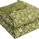 yescool Weighted Blanket for Adults (15 lbs, 60" x 80", Sage) Cooling Heavy Blanket for Sleeping Perfect for 140-160 lbs, Queen Size Breathable Blanket with Premium Glass Bead, Machine Washable