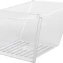 Smart Choice 240364503 Crisper Drawer Bin for Refrigerator Freezer - Clear, Frigidaire Drawer Replacement for 240364502 240364505 240364507 240364508, Fits Select Frigidaire & Kenmore Models
