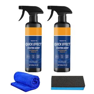 Car Nano Quick-Coat Restore-Coating Spray, 2026 Upgrade Nano Quick Coat Restore - Quick Effect Coating Agent for Car, Car Coating Spray for Shine & Protection (2PCS)
