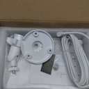 Solar Panel for Ring Camera, 6W Solar Charger with USB-C & Barrel Plug for Ring Stick Up Cam Plus/Pro & Spotlight Cam Battery Series, Waterproof, 16ft Cable, White