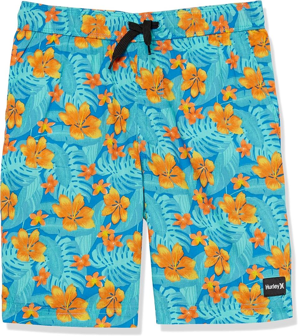Hurley Boys' Little Walk Shorts, Foutain Blue, 5