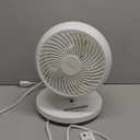 IRIS USA WOOZOO Air Circulator Fan with Remote, 360 Oscillation, 3 Speeds, 52ft Max Air Distance, Quiet Motor, Small Fan for Bedroom, Office, Dorm, White