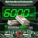 Quirkygame 2 Pack Reveal Hunting Camera Battery Pack - Compatible with Game Trail Hunting Camera X, X Pro, Pro 3.0, X Gen 2.0, X Gen 3.0, XB, SK Models - Convenient Rechargeable Lithium Battery Pack