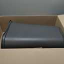 Rubbermaid Spring Top Trash Can with Lid 13 Gallon Gray Plastic Garbage Bin for Home/Kitchen/Office/Garage
