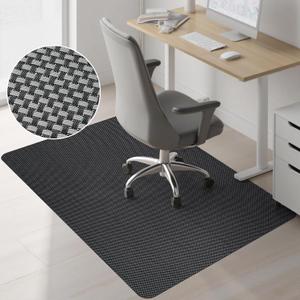 Sycoodeal Chair Mat, 48" x 60" Office Chair Mat for Hardwood and Tile Floor, Heavy Duty Floor Protector for Rolling Chairs, Non-Slip,Computer Mat for Home Office(Grey)