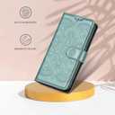 Wallet Case for iPhone 13 Mini, [RFID Blocking] Protective PU Leather Flip Cover with Card Slot Cash Pocket for iPhone 13 Mini(Green)