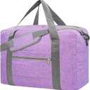 For Spirit Airlines Personal Item Bag 18x14x8 Foldable Carry on Bags for Airplanes Travel Duffel Bags for Women and Men