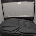 Coverado Car Seat Covers Full Set, Seat Covers for Cars, Front Seat Covers and Back Seat Cover Waterproof Leather Automotive Seat Cover, Universal Car Interior Protectors Cushion for Most Cars Black (FullSet, Black)