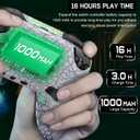 Switch Controller Compatible with Switch 1/2/Lite/OLED, Wireless Pro Controllers Work with iOS/Android/PC with RGB Light, Programmable, TURBO & Wakeup