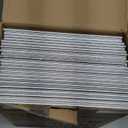 7.75 inch Disposable Silver Paper Straws 1000 Counts - for Drinking, Cocktail, Bar, Restaurant, Party, Wedding