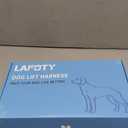 Dog Lift Harness for Large Male Dogs, 2-in-1, Back Leg Support & Mobility Assistance for Senior Dogs, Post-Surgery Recovery Sling(Black, Large)