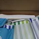 Beach Chair, Beach Chairs for Adults,Outdoor Folding Beach Chairs for Adults, Supports up to 350lbs with 5 Positions, Towel bar, Cooler Pouch, Storage Pouch., 19.7 inches x 21.3 inches x 32.3 inches
