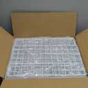 Yociyoga Stackable Closet Organizers and Storage - 4-Tier Stackable Storage Bins, Foldable Closet Shelf Organizer Basket, Clothes Organizers Shelves for Organizer System(15.7"x11.8"x34.64")