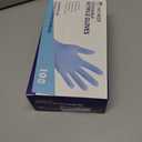 Disposable Nitrile Gloves Powder & Latex Free 3 mil Non-Sterile Nitrile Exam Gloves Light Duty Cleaning Gloves, Large, Box/100 (Blue, L)