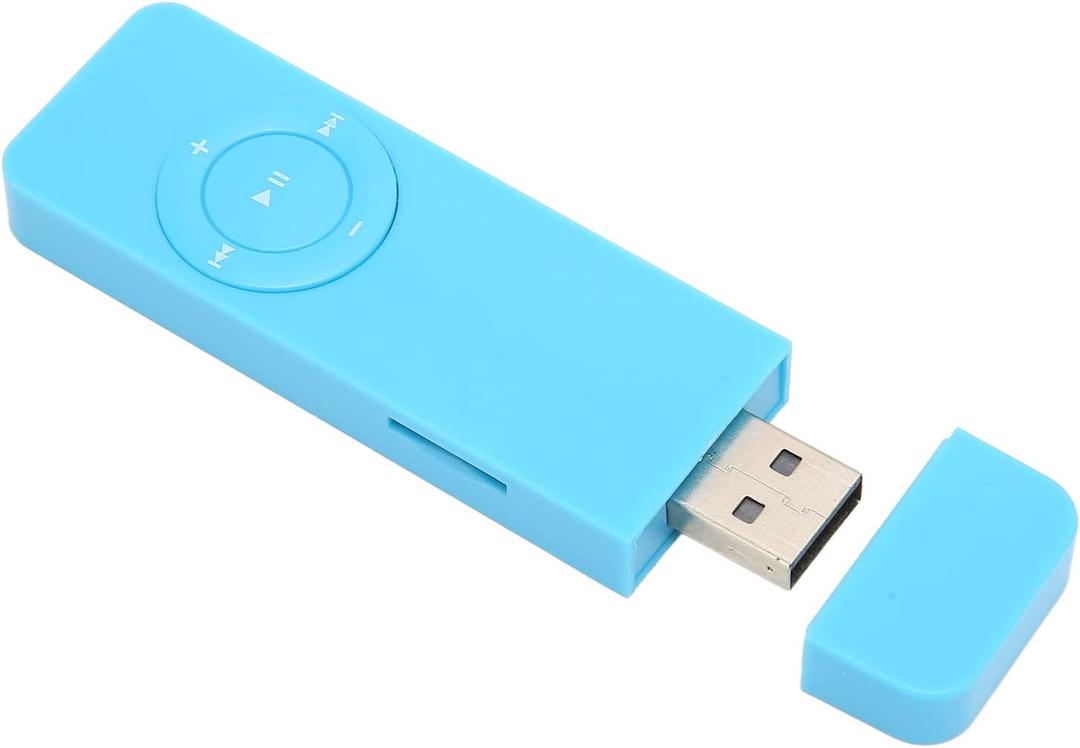 64GB MP3 Player, Portable Digital Lossless Sound Music MP3 Player, Portable HiFi Sound Mp3 Music Player, E Book Listen to Novels Mini Music Player for Students Kids (Blue)