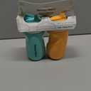 Tommee Tippee Insulated 9oz Sporty Spout Toddler Water Bottle, No Spill, Sippy Cups for Toddlers 1-3, Two-Piece Valve Helps Stop Spills, Light Blue & Orange, BPA Free, Pack of 2