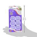 Dreambaby Plastic Baby Safety Outlet Plug Covers - 12 Pack - Outlet Covers Baby Proofing