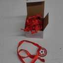 24 Pcs Sport Ball Award Medals Bulk 2 Inch Rubber Ball Medals Trophies with Ribbons for Winner or Team Participation Gift