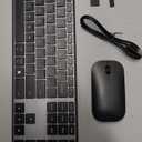 seenda Wireless Bluetooth Keyboard and Mouse Combo, SKM64-3 Rechargeable Slim Quiet Keyboard Mouse, 3 Multi-Device Connection, Compatible for Windows, Mac, MacBook, iPad, Tablet, Black Gray