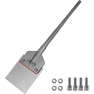 SDS-Max Shank 6 Inch Floor Scraper Chisel Bit - 6" Wide Blade Scraper 25" Long Alloy Steel Jack Hammer Drill Bit - Removal Tools for Tile Wallpaper Thinset Hardwood Adhesive Glue Linoleum