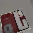 OCASE for iPhone 16 Pro Case Detachable Wallet Case with Card Holder, 2 in 1 Pu Leather Flip Folio with RFID Blocking Stand Wrist Strap Shockproof Phone Cover 6.3 Inch 2024, Burgundy