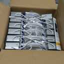 Ensenior 12 Pack 4 Inch LED Recessed Light, Dimmable, 6000K Clear White, 750LM High Brightness, 9W 120V, 2 Pin, ERL-9X-ETL, Damp Rated, Ultra-Thin Canless Wafer Ceiling Light - ETL & FCC & IC