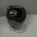 Bathroom Accessories Set of 6 Complete, Toothbrush Holder, Soap Dispenser, Garbage Trash Can, Soap Dish, Toothbrush Cup and Toilet Brush Holder, Black