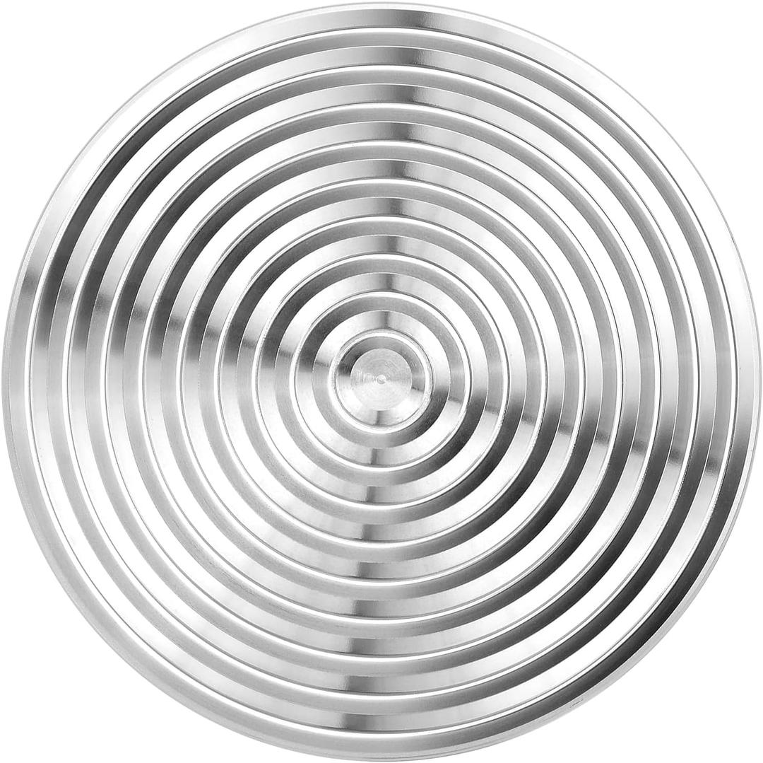 Normcore 51mm Ripple Replacement Tamper Base, 304 Stainless Steel, Fits Normcore Spring-Loaded Espresso Tamper, Creates Even Extraction Grooves