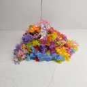 Joyin Toy 60 Counts Hawaiian Leis Bulk, Tropical Flower Lei Hawaiian Lei Beach Hawaii Luau Party Favors Decoration Birthday Party Supplies